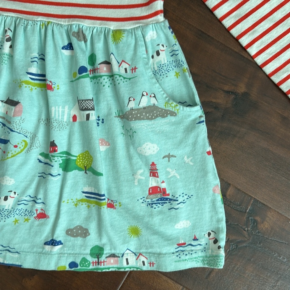 Mini Boden girls 6-7Y, Striped and Patterned Dresses Set! - Picture 5 of 10